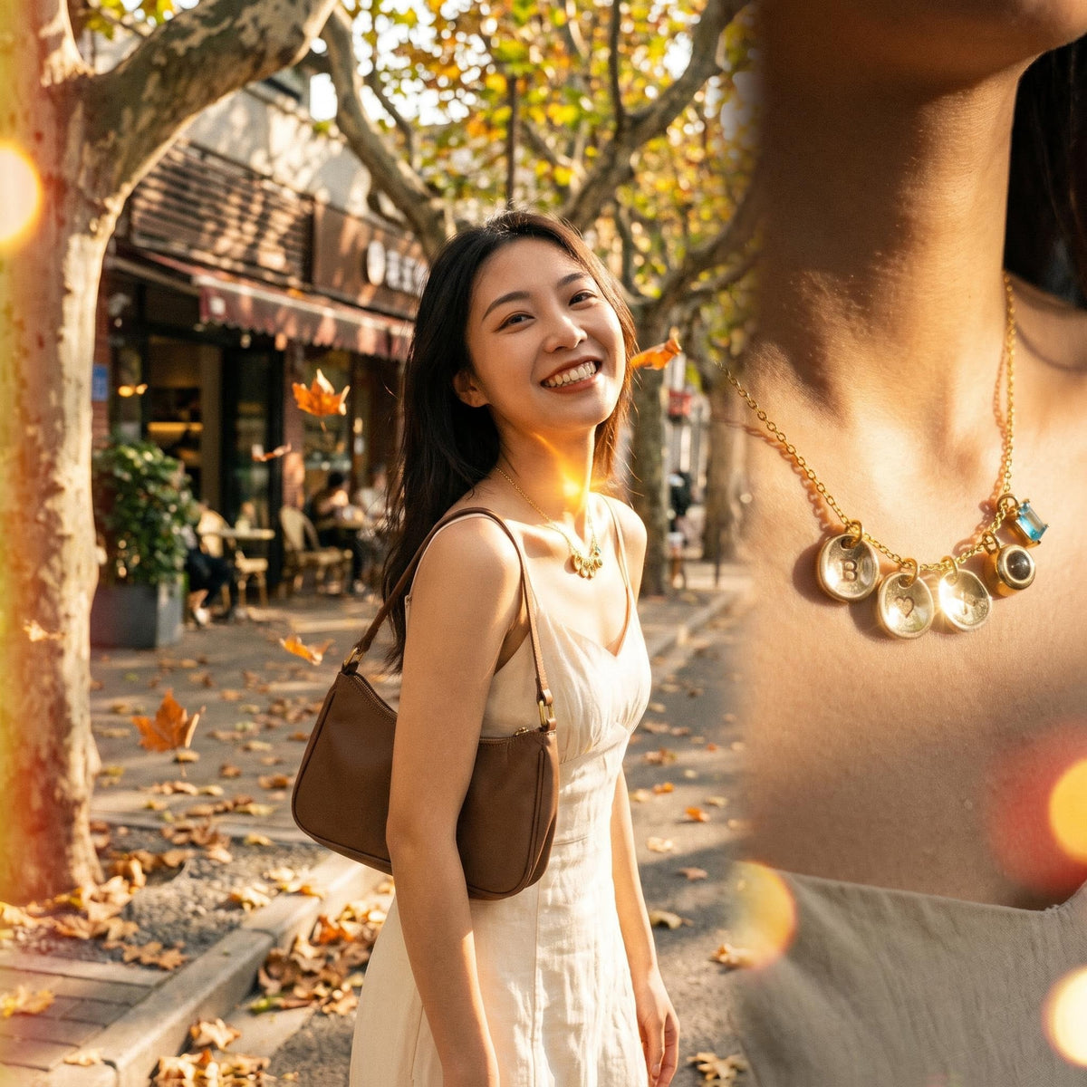 The Petal Monogram Necklace