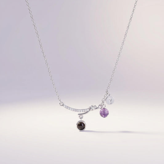 The Story Branch Photo Projection Necklace
