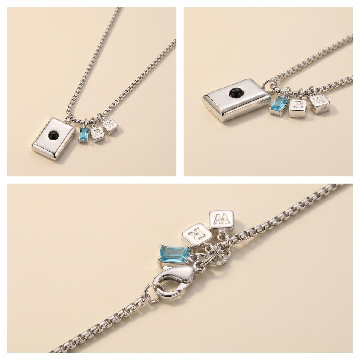 The Flatline Memory Photo Projection Necklace
