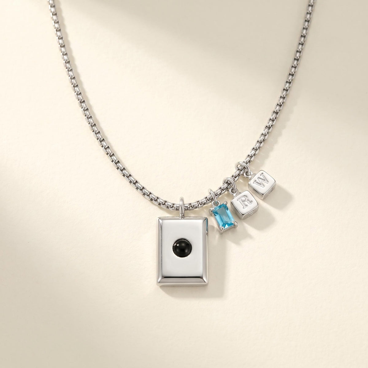 The Flatline Memory Photo Projection Necklace