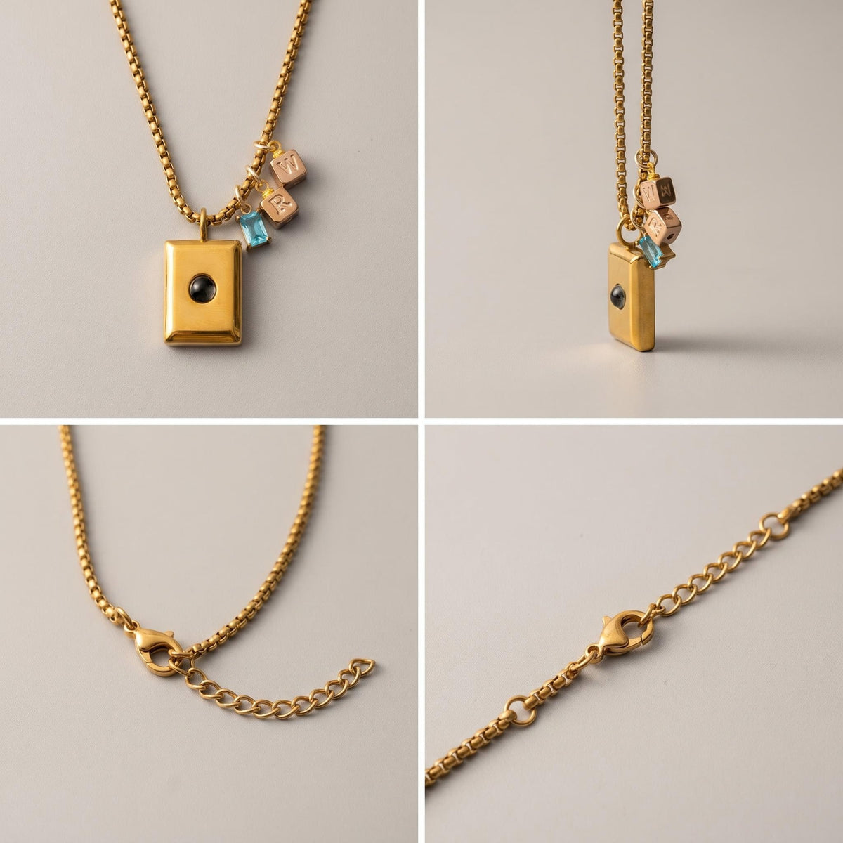 The Flatline Memory Photo Projection Necklace