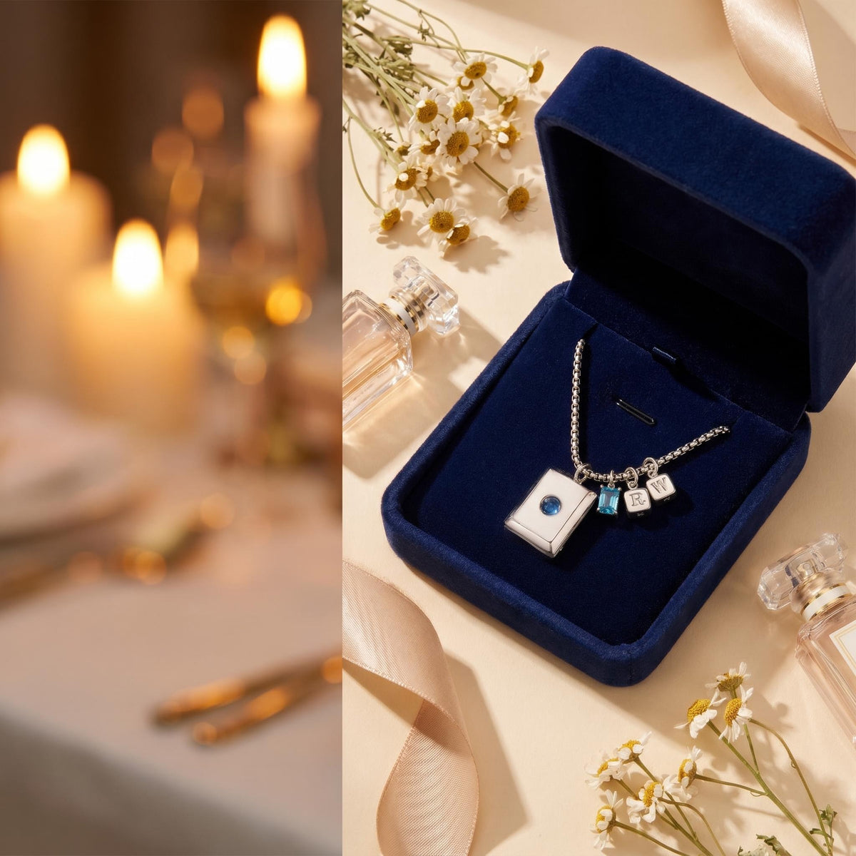 The Flatline Memory Photo Projection Necklace