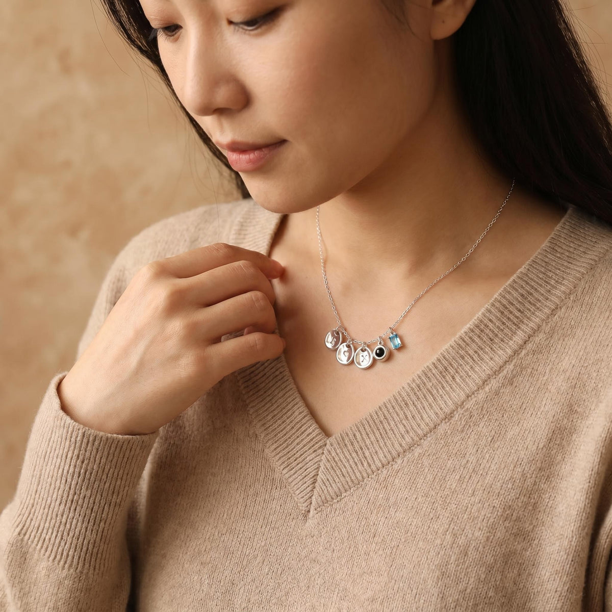 The Petal Monogram Necklace