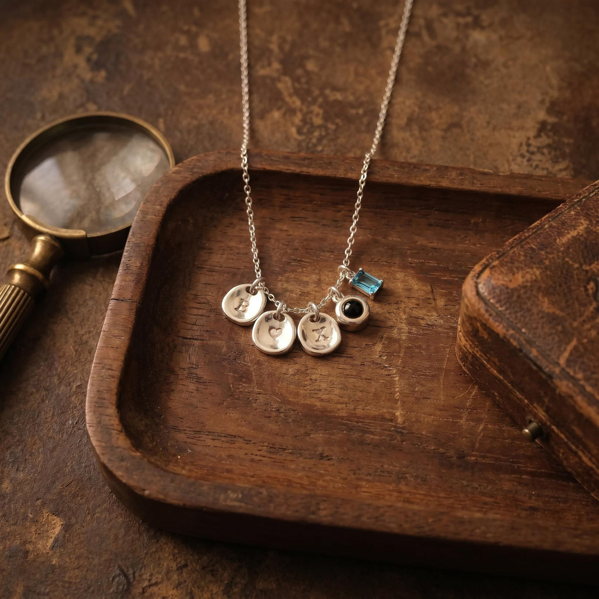 The Petal Monogram Necklace