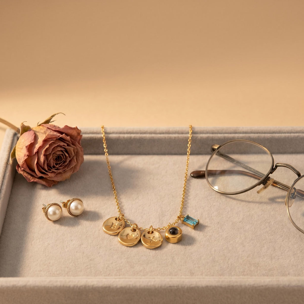 The Petal Monogram Necklace