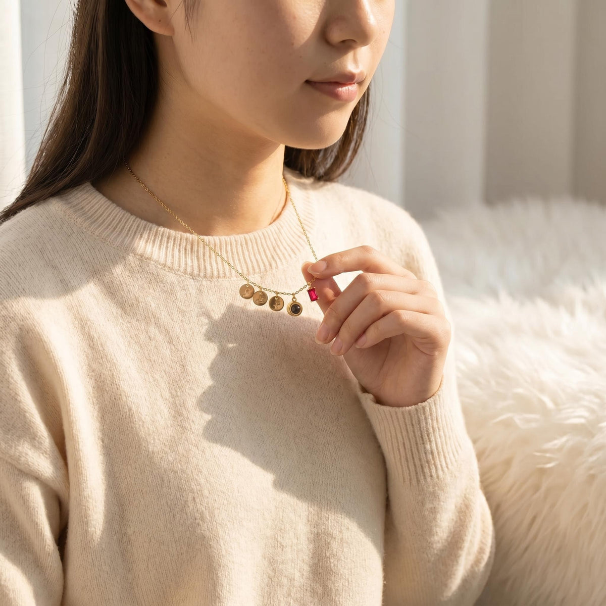 The Ripple Disk Necklace